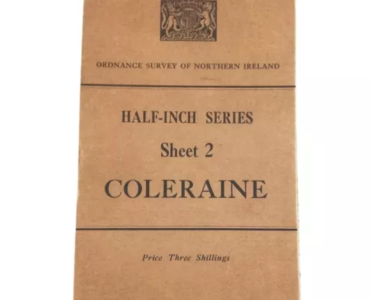 Ordnance Survey of Northern Ireland - Coleraine - landkaart - 1938