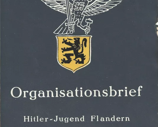 Affiche - 'Organisationsbrief Hitler-Jugend Flandern'