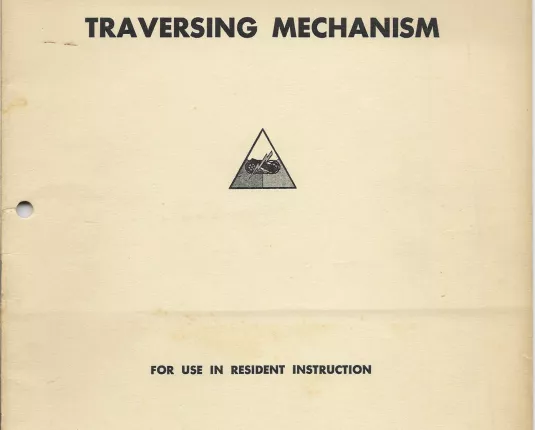 Oilgear Hydraulic Traversing Mechanism - The armored school