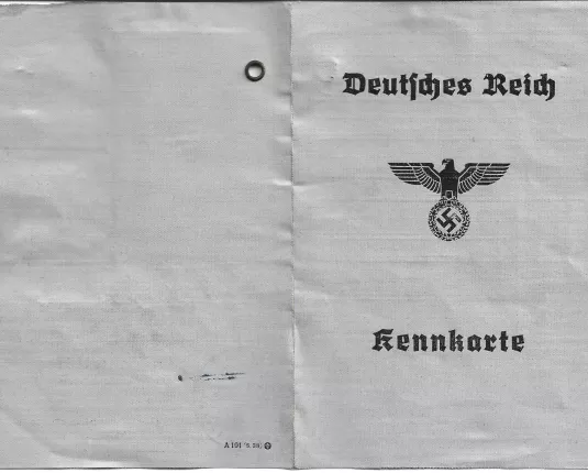 Deutsches Reich - Kennkarte