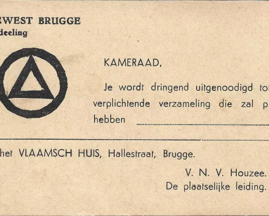 VNV Gewest Brugge - uitnodiging Vlaams Huis