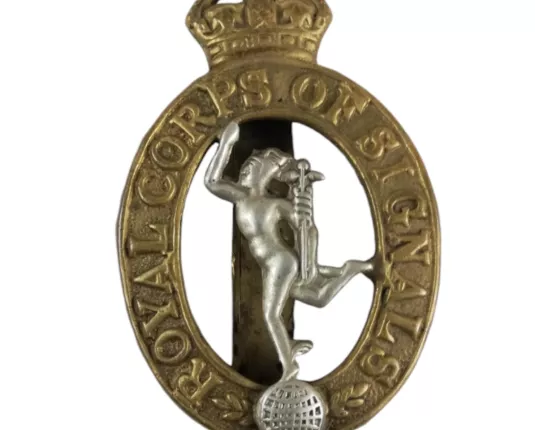 British Army - Royal Corps of Signals Cap Badge