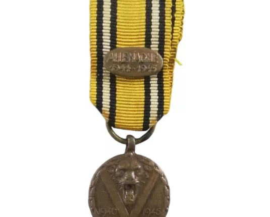 De Herinneringsmedaille van de Oorlog 1940–1945 - miniatuur