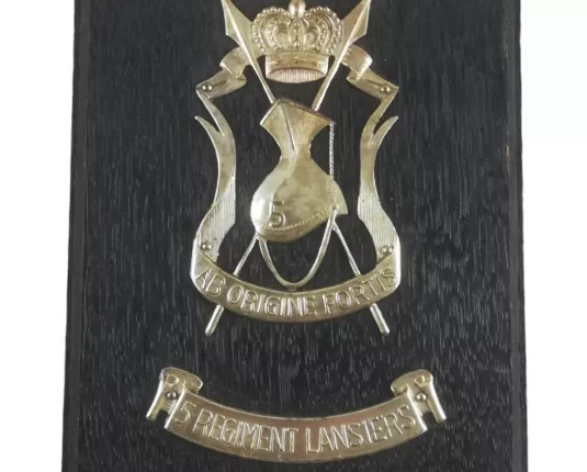 Herinneringsbord - 5. Regiment Lansiers