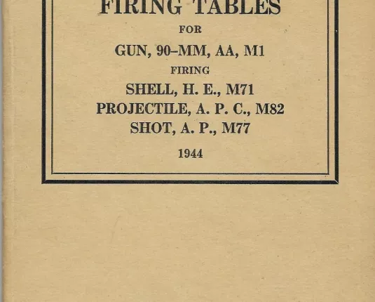 Firing Tables for Gun, 90-MM, AA, M1 - 1944